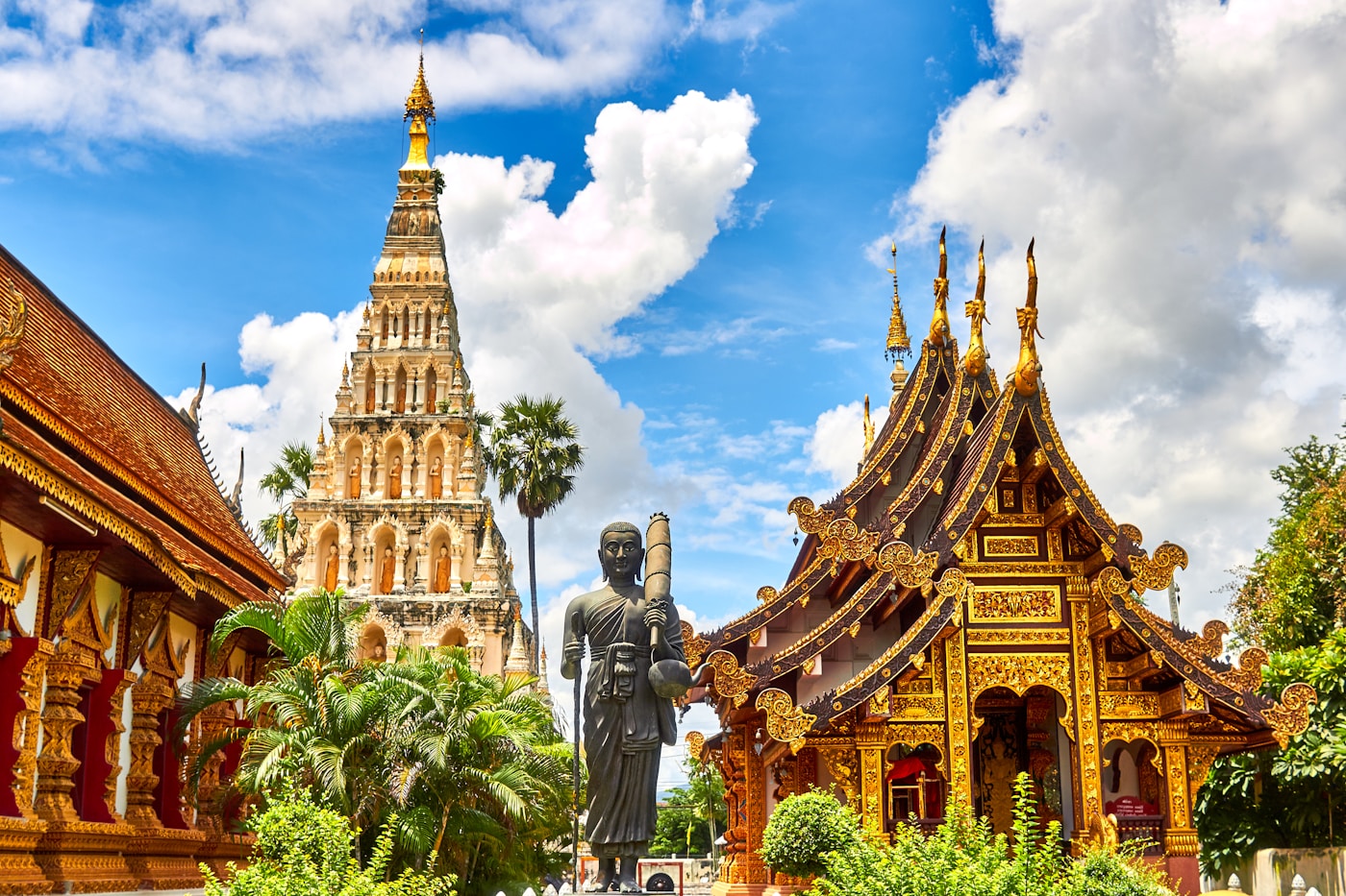 ภาพประกอบวัดในเชียงใหม่ สถาปัตยกรรมล้านนา